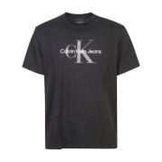 Calvin Klein Jeans Svarta T-shirts och Polos Black, Herr