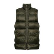 Rick Owens Oversized Flight Down Vest Green, Herr