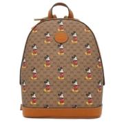 Gucci Vintage Pre-owned Canvas ryggsckar Brown, Dam