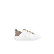 Alexander Smith Vit Guld Wembley Kvinna Sneakers White, Dam