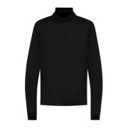 Versace Turtleneck med logotyp Black, Herr