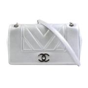 Chanel Vintage Pre-owned Laeder chanel-vskor Gray, Dam