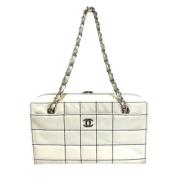 Chanel Vintage Pre-owned Laeder chanel-vskor White, Dam