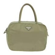 Prada Vintage Pre-owned Tyg prada-vskor Beige, Dam