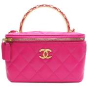 Chanel Vintage Pre-owned Laeder chanel-vskor Pink, Dam