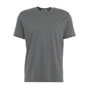 Stefan Brandt Merino Jersey Crew Neck T-shirt Gray, Herr