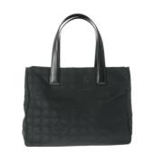 Chanel Vintage Pre-owned Nylon axelremsvskor Black, Dam