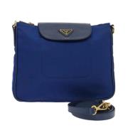 Prada Vintage Pre-owned Tyg prada-vskor Blue, Unisex