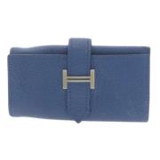 Hermès Vintage Pre-owned Laeder nyckelhllare Blue, Dam