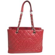 Chanel Vintage Pre-owned Laeder chanel-vskor Red, Dam