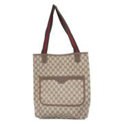 Gucci Vintage Pre-owned Plast totevskor Beige, Dam