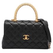 Chanel Vintage Pre-owned Laeder chanel-vskor Black, Dam