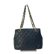 Chanel Vintage Pre-owned Laeder chanel-vskor Blue, Dam