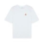 Maison Kitsuné Stiliga T-shirts och Polos White, Dam