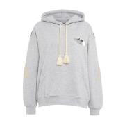 AL AIN Constell Hoodie med Baktryck Gray, Dam