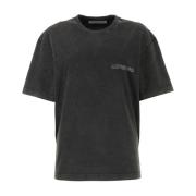 Alessandra Rich Casual Bomull T-shirt Gray, Dam