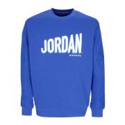 Jordan Grafisk Fleece Crewneck Game Royal/Vit Blue, Herr