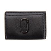 Marc Jacobs Svart Mini Trifold Plånbok Black, Dam