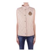 Ralph Lauren Stiliga Logo Front Button Jackor Beige, Dam