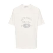 Golden Goose T-shirt med grafiskt tryck White, Herr