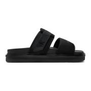 Calvin Klein Jeans Svarta Clip-fästesandaler Black, Herr