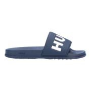 Hugo Boss Stiliga Herrs Sommar Flip-Flops Blue, Herr