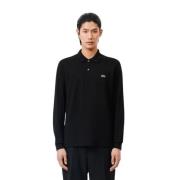 Lacoste Långärmad Polo Herr Svart Black, Herr