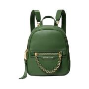 Michael Kors Canvas Messenger Ryggsäck Kvinna Grön Green, Dam