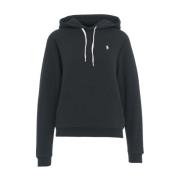 Polo Ralph Lauren Hoodie med broderat logotyp och känguruficka Black, ...