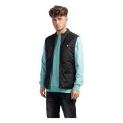 Lyle & Scott Herr Golf Bodywarmer Svart Black, Herr