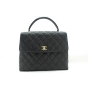 Chanel Vintage Pre-owned Laeder chanel-vskor Black, Dam