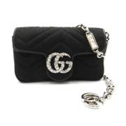 Gucci Vintage Pre-owned Nylon gucci-vskor Black, Dam