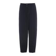 Bitte Kai Rand Tokyo Twill Elastiska Byxor Svart/Ivory Stitch Black, D...