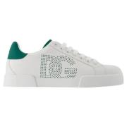 Dolce & Gabbana Laeder sneakers White, Dam