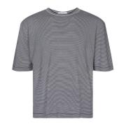 Lardini Klassisk Vit T-shirt Black, Herr