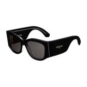 Dior Stiliga solglasögon med gråa linser Black, Unisex