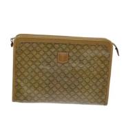 Celine Vintage Pre-owned Canvas kuvertvskor Beige, Dam