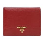 Prada Vintage Pre-owned Laeder plnbcker Red, Dam