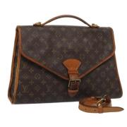 Louis Vuitton Vintage Pre-owned Canvas handvskor Brown, Dam