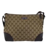 Gucci Vintage Pre-owned Canvas gucci-vskor Beige, Dam