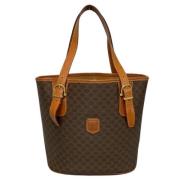 Celine Vintage Pre-owned Canvas totevskor Brown, Dam