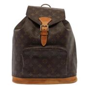 Louis Vuitton Vintage Pre-owned Laeder ryggsckar Brown, Dam