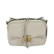 Gucci Vintage Pre-owned Laeder gucci-vskor White, Dam