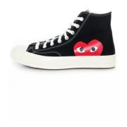 Comme des Garçons Play Chuck Taylor 1970s High Sneaker Black, Herr