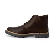 Clarks Brun Läder Snörstövlar Brown, Herr