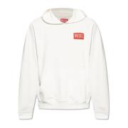 Diesel Hoodie S-Boxt-Hood-S1 White, Herr