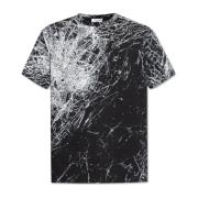 Alexander McQueen T-shirt med tryck Black, Herr