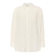 My Essential Wardrobe Snow White Tullamw Skjorta Bluser White, Dam