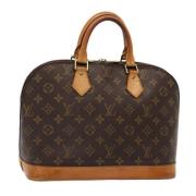 Louis Vuitton Vintage Pre-owned Canvas handvskor Brown, Dam