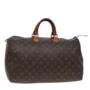 Louis Vuitton Vintage Pre-owned Canvas handvskor Brown, Dam